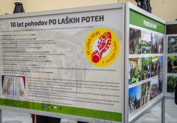 Razstava 10 let po Laških poteh